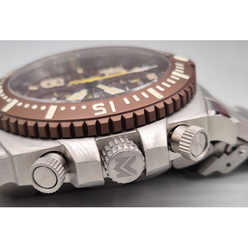 23 - RGMT 2000M Chronograph Quartz Watch. Comes with box and manual.