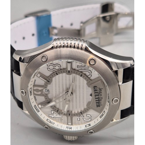 25 - Boxed Gents Jean Paul Gaultier Gents Wristwatch.
