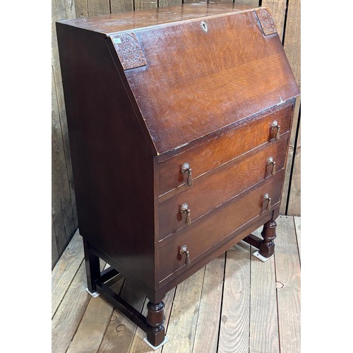 423 - Early 20th century Art Deco design writing bureau.