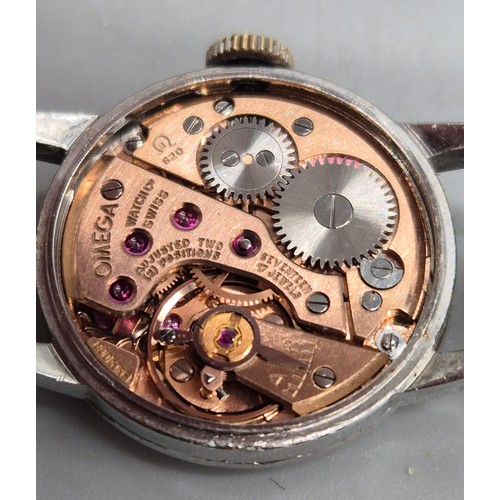 83 - Vintage Ladies Omega Cocktail Wristwatch. Fitted with a later elasticated band. Working.