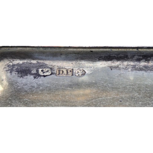 78 - Victorian Birmingham Silver Snuff box. Engraved to lid. Produced by Douglas Pell Silverware. 80.31gr... 