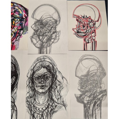 453 - Allan Arthur Wilson
30 Original Artworks Abstract Head artworks. 
He studied at Edinburgh College of... 