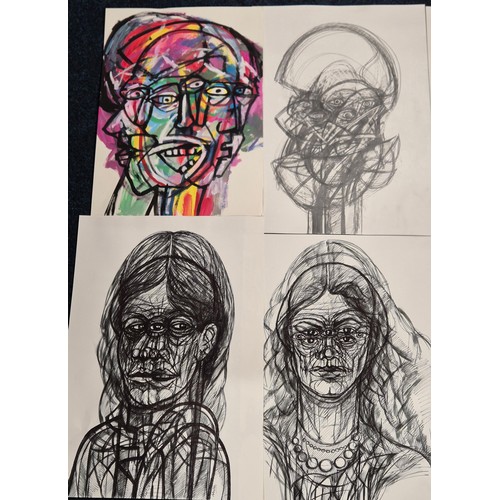 453 - Allan Arthur Wilson
30 Original Artworks Abstract Head artworks. 
He studied at Edinburgh College of... 