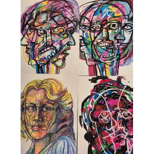 453 - Allan Arthur Wilson
30 Original Artworks Abstract Head artworks. 
He studied at Edinburgh College of... 