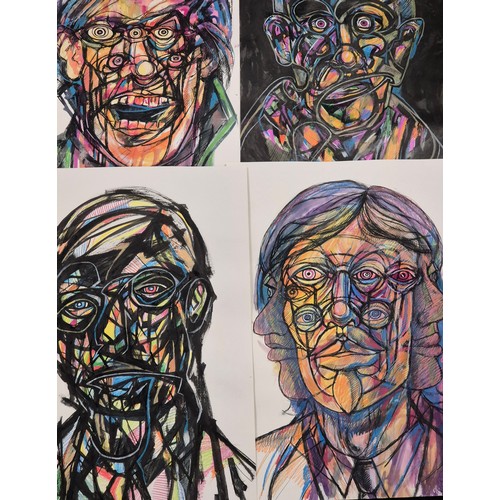 453 - Allan Arthur Wilson
30 Original Artworks Abstract Head artworks. 
He studied at Edinburgh College of... 