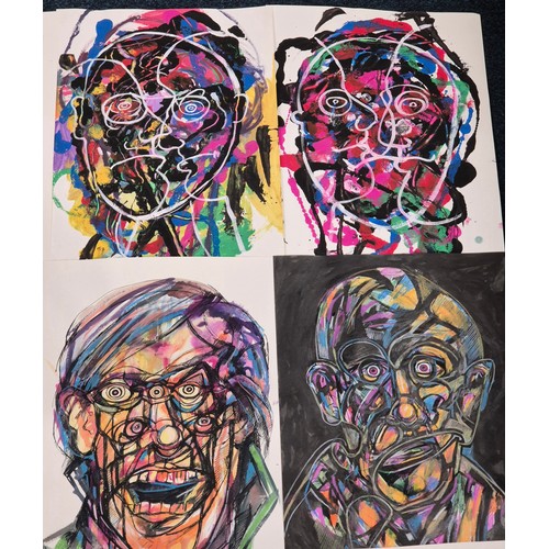 453 - Allan Arthur Wilson
30 Original Artworks Abstract Head artworks. 
He studied at Edinburgh College of... 