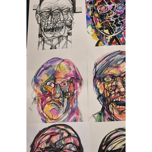 453 - Allan Arthur Wilson
30 Original Artworks Abstract Head artworks. 
He studied at Edinburgh College of... 