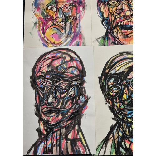 453 - Allan Arthur Wilson
30 Original Artworks Abstract Head artworks. 
He studied at Edinburgh College of... 