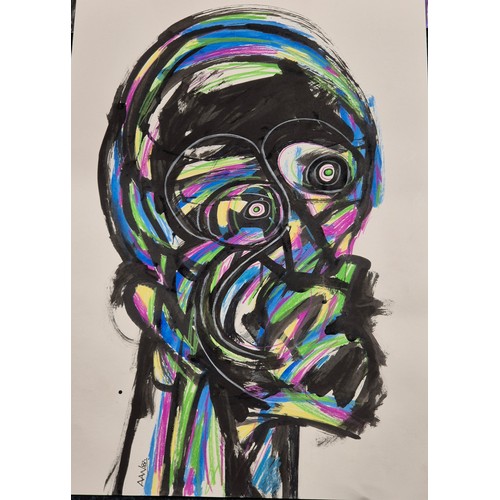 453 - Allan Arthur Wilson
30 Original Artworks Abstract Head artworks. 
He studied at Edinburgh College of... 