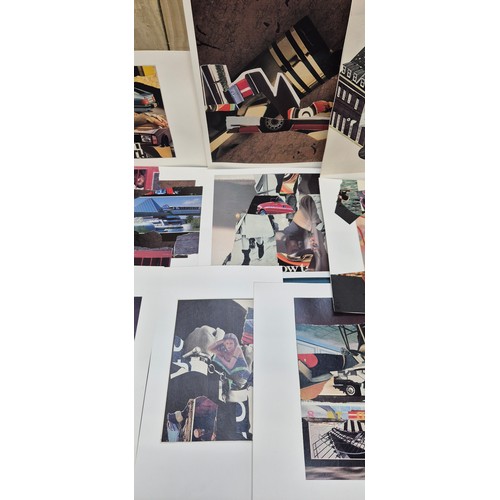 452 - Allan Arthur Wilson
Two folio's containing a collection of mixed media artworks and abstract head ar... 