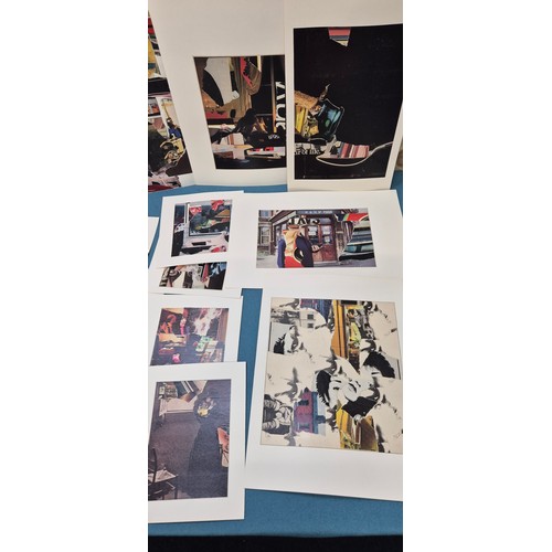 452 - Allan Arthur Wilson
Two folio's containing a collection of mixed media artworks and abstract head ar... 