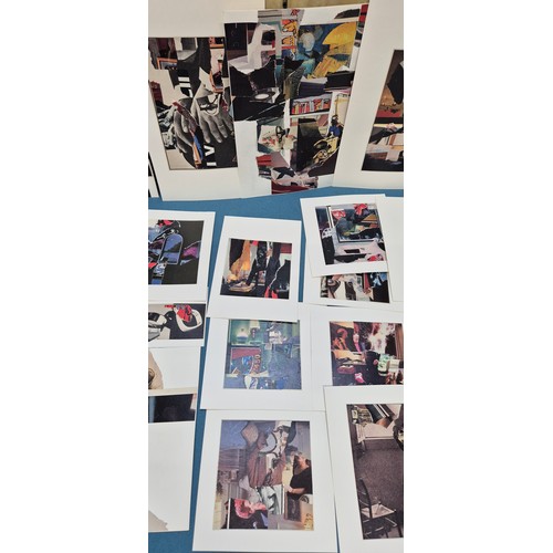 452 - Allan Arthur Wilson
Two folio's containing a collection of mixed media artworks and abstract head ar... 