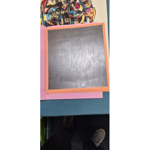 452 - Allan Arthur Wilson
Two folio's containing a collection of mixed media artworks and abstract head ar... 