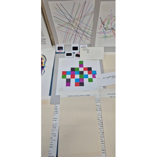 452 - Allan Arthur Wilson
Two folio's containing a collection of mixed media artworks and abstract head ar... 