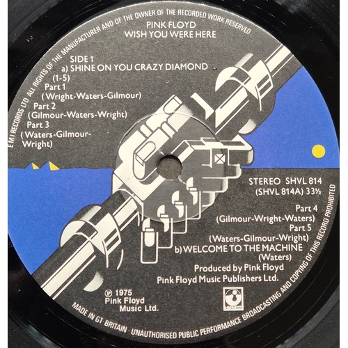 597 - A Bundle of records to include 1st pressing of Pink Floyd wish you were here album A1/ B3, also incl... 