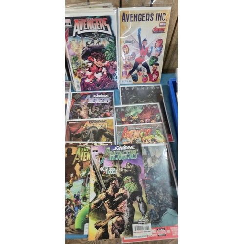 510 - Collection of Marvel Comics; Avengers, Agents of Atlas,  A-Force, Savage Avengers, Variant editions ... 