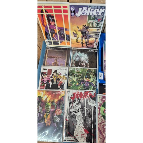 554 - Collection of DC Joker Comics, Variant Editions and #1 comics along with others.