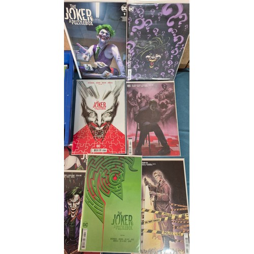 554 - Collection of DC Joker Comics, Variant Editions and #1 comics along with others.