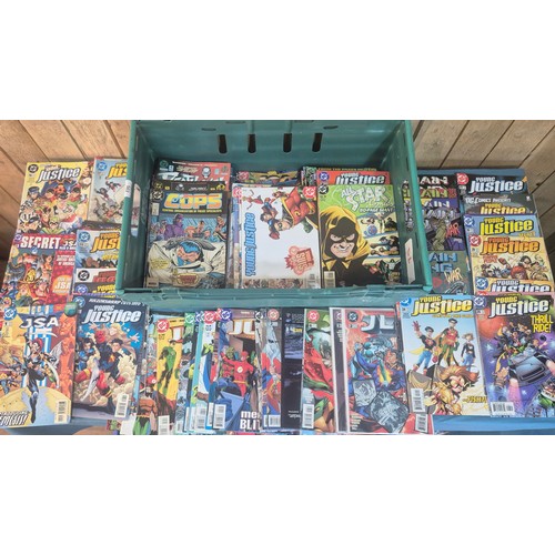 562 - Crate of DC Comics; Justice League Of America, Green Lantern, Martian Man Hunt and Deathwish along w... 