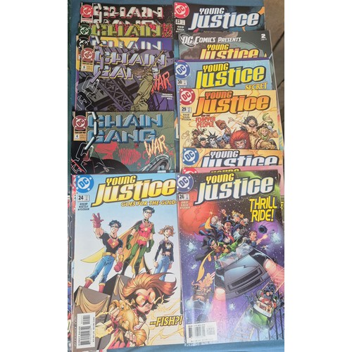 562 - Crate of DC Comics; Justice League Of America, Green Lantern, Martian Man Hunt and Deathwish along w... 