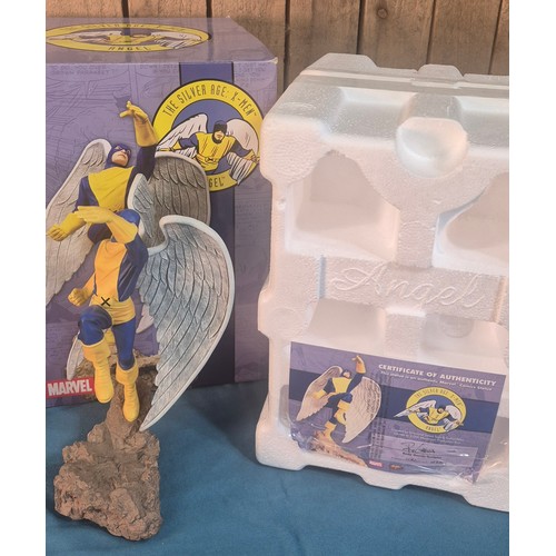 608 - Two Diamond Select Marvel Figures; Limited Edition Cyclops figure with box and certificate, Limited ... 