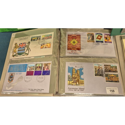158 - Four Albums containing first day covers.