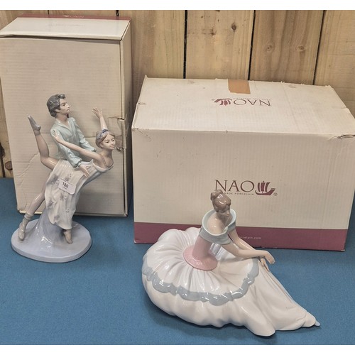 180 - Two large Nao figures; Nao Dancing on a cloud figure with box and Nao ballerina figure Hope with box... 
