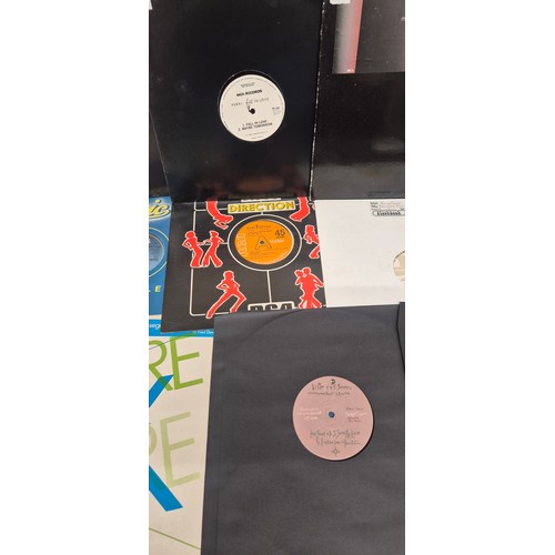 203 - Crate of LP records; The Beatles, David Bowie, Fat Boy, David Grant, Mary Wells and New Kids on the ... 