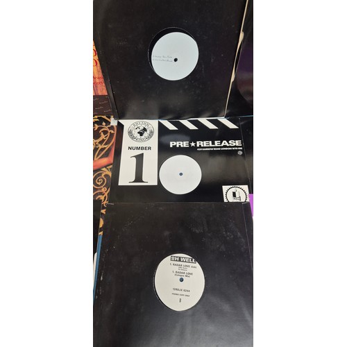 203 - Crate of LP records; The Beatles, David Bowie, Fat Boy, David Grant, Mary Wells and New Kids on the ... 