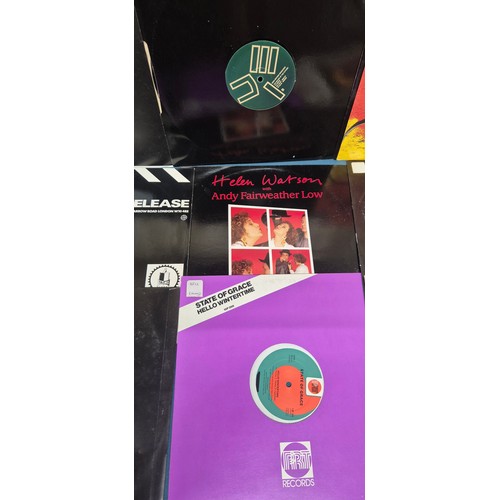 203 - Crate of LP records; The Beatles, David Bowie, Fat Boy, David Grant, Mary Wells and New Kids on the ... 