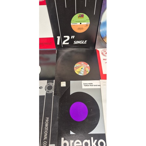 203 - Crate of LP records; The Beatles, David Bowie, Fat Boy, David Grant, Mary Wells and New Kids on the ... 