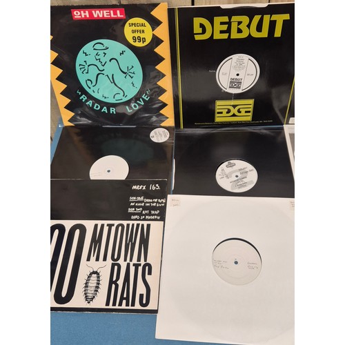 203 - Crate of LP records; The Beatles, David Bowie, Fat Boy, David Grant, Mary Wells and New Kids on the ... 