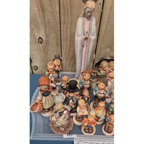 223 - Tray of Goebel Hummel Figures.