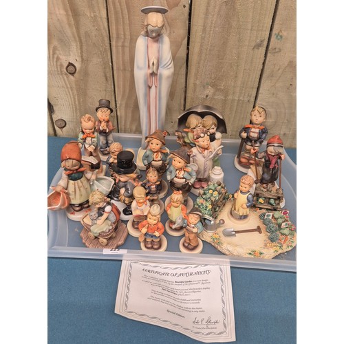 223 - Tray of Goebel Hummel Figures.