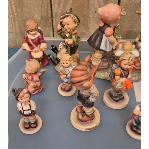221 - Tray of Goebel Hummel Figures.