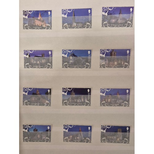 226 - Tray of seven stamp albums containing Guernsey stamps.
