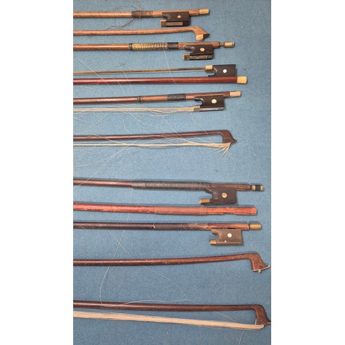 Selection of various musical bows.
