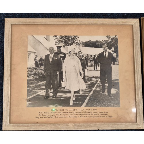 256 - Three various artworks; 19th century Pastel portrait of girl holding lamb, fitted within an oval fra... 