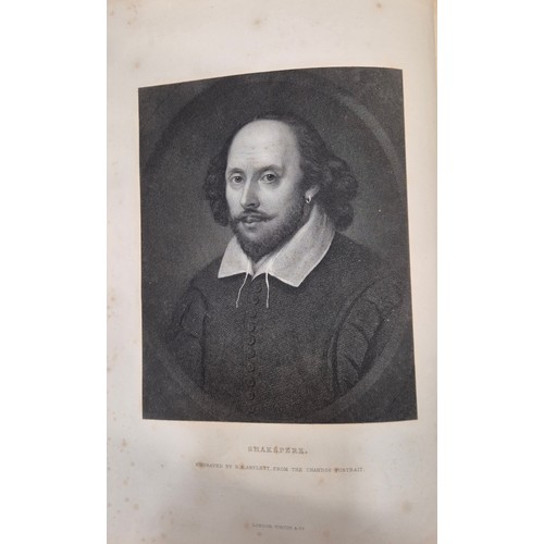 317 - Knight, Charles. The Works of William Shakspere. Imperial edition. 2 vols., binding scuffed [with] T... 