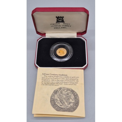 37 - Pobjoy Mint Fine Gold 1/10 ounce gold coin 