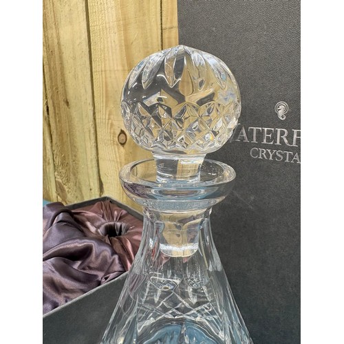 333 - Waterford Crystal Decanter & stopper in original box.
