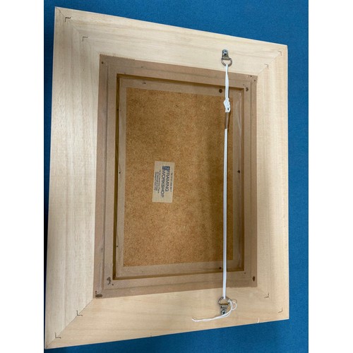 356 - Contemporary oil painting depicting a harbour scene signed TT. 26.5cm x 18.5cm