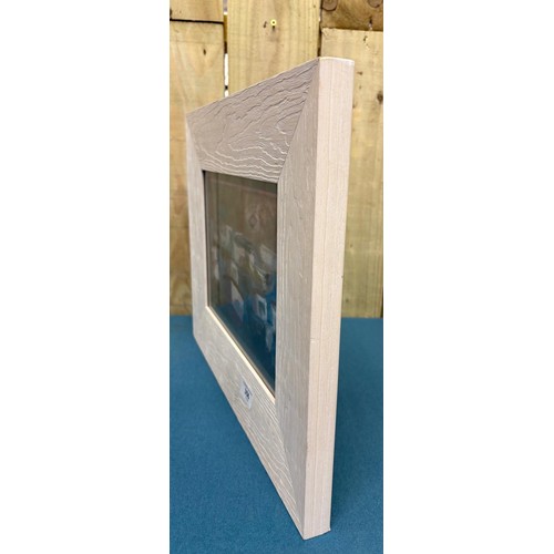 356 - Contemporary oil painting depicting a harbour scene signed TT. 26.5cm x 18.5cm