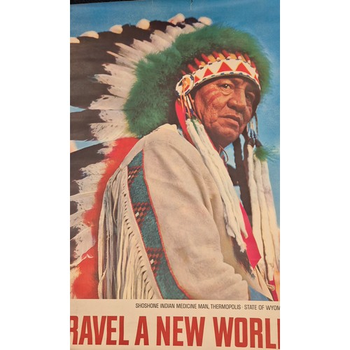 347 - Three vintage posters; Cilla Black, Gene Pitney and an American travel poster.