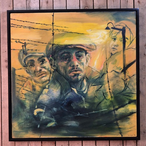 417 - Ian Hughes (Scottish, 1958–2014)
Large original oil painting on canvas titled 