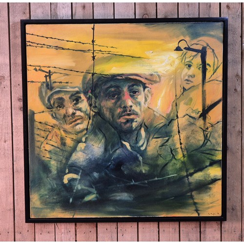 417 - Ian Hughes (Scottish, 1958–2014)
Large original oil painting on canvas titled 