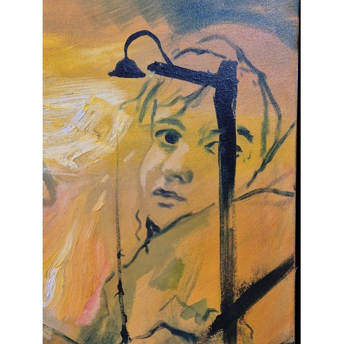 417 - Ian Hughes (Scottish, 1958–2014)
Large original oil painting on canvas titled 