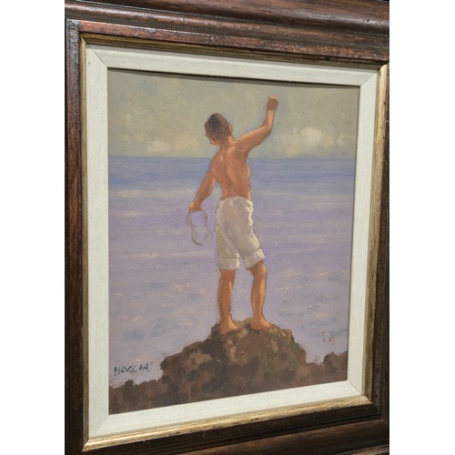 400A - Jack Hoggan (Jack Vettriano) (1951-2025)
Original Oil painting on board titled 