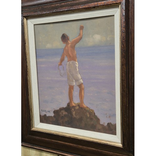 400A - Jack Hoggan (Jack Vettriano) (1951-2025)
Original Oil painting on board titled 