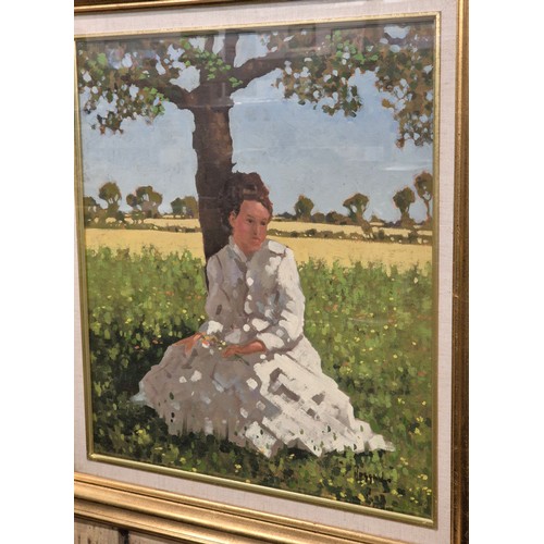 400B - Jack Hoggan (Jack Vettriano) (1951-2025)
Original oil painting on board titled 